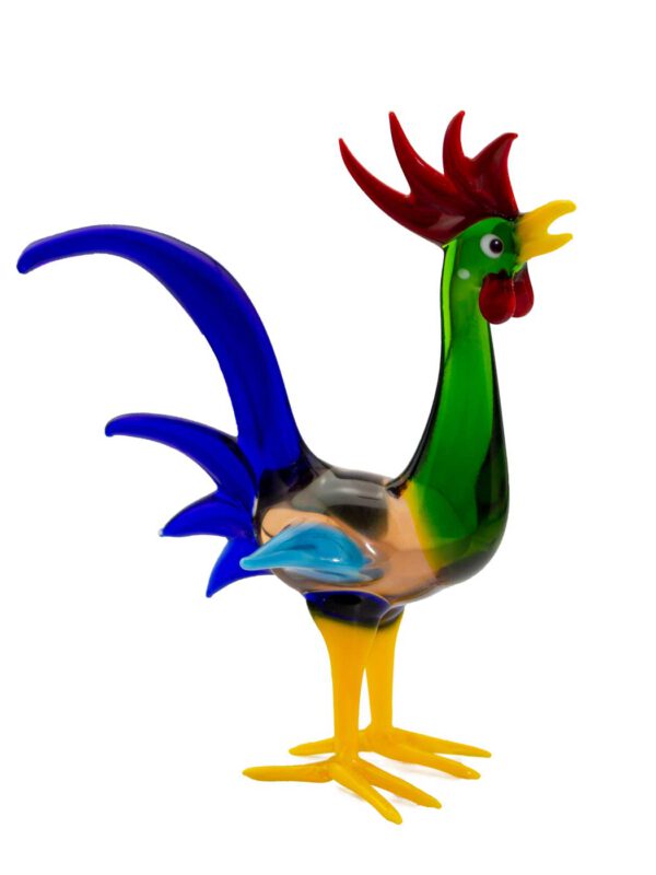 Glasfigur Hahn