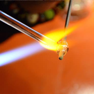 Glasbläser Flamme