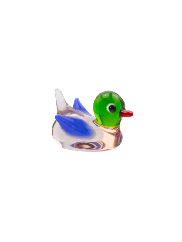 Glasfigur Schwimmente