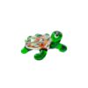 Glasfigur Schildkröte grün klein