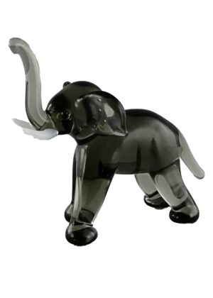 Glasfigur Elefant groß