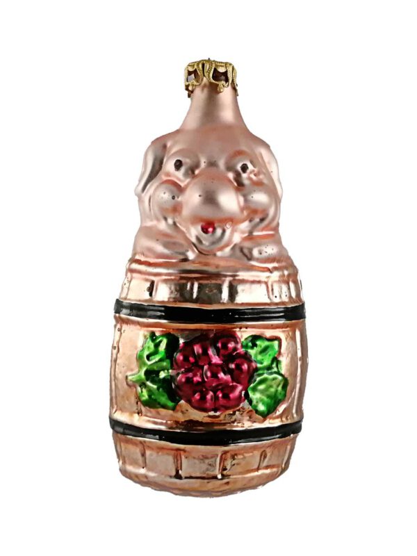 Glücksschwein im Fass