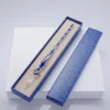 Glasschreiber blau weiß im Etui