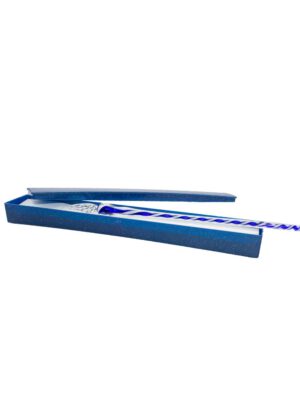 Glasschreiber blau weiß im Etui