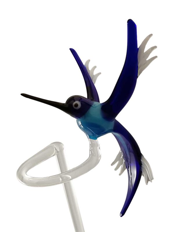 Orchideenstab Kolibri türkis blau