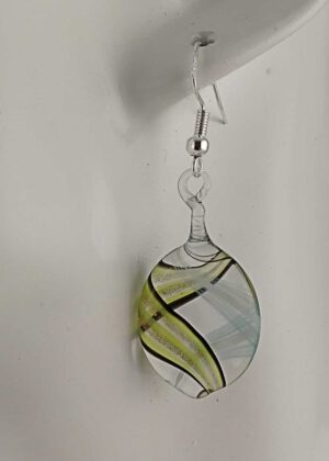 Ohrringe farbig mit gold