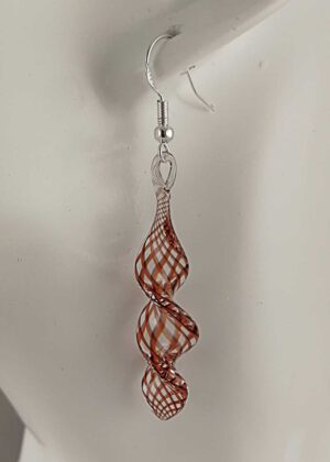 Ohrringe rot schwarz