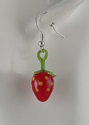 Ohrringe Erdbeere