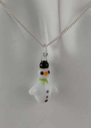 Kette mit Anhänger Schneemann