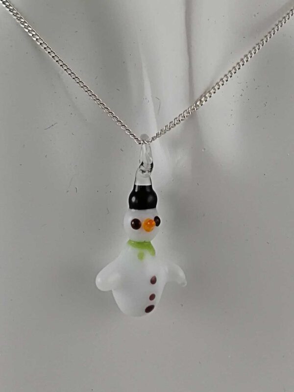 Kette mit Anhänger Schneemann
