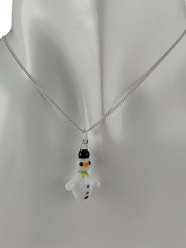 Kette mit Anhänger Schneemann