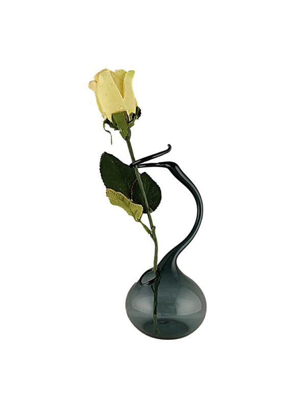 Rosenvase blau