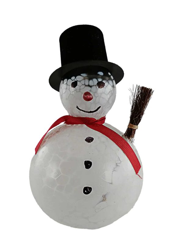 Schneemann mit Zylinder