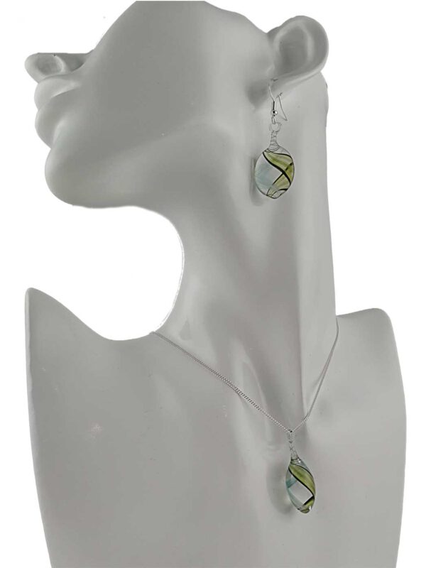 Schmuckset farbig mit gold