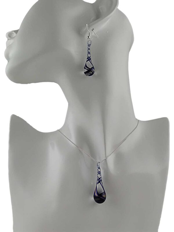 Schmuckset blau gold