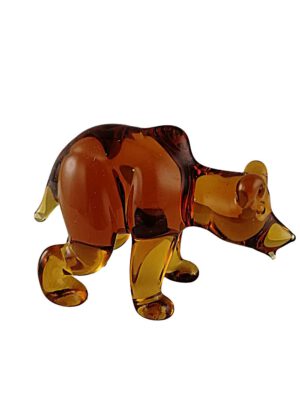 Glasfigur Braunbär groß