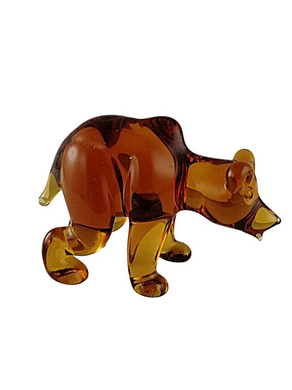 Glasfigur Braunbär groß
