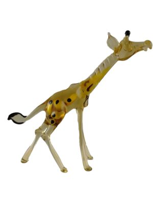Glasfigur Giraffe groß