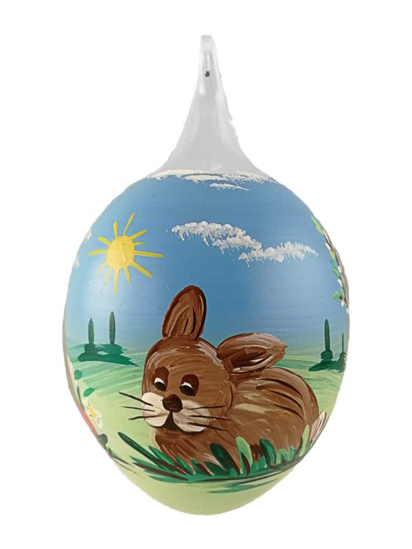 10er Osterei Hase sitzend