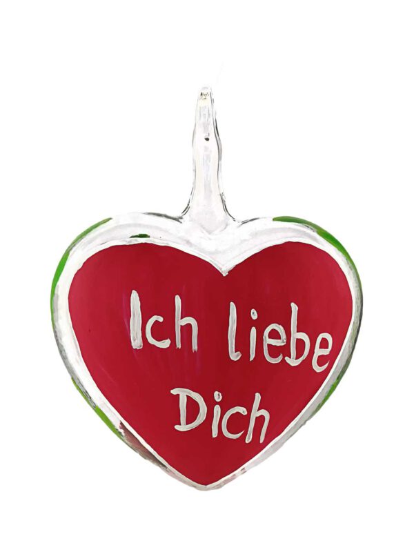 10er Herz rot mit Schrift und Namen