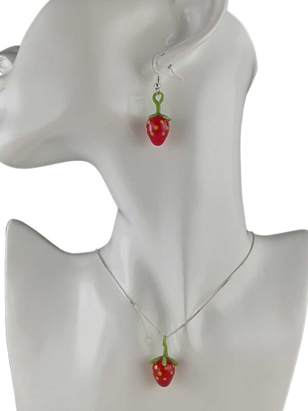 Schmuckset Erdbeere