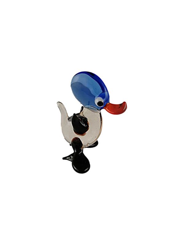 Glasfigur Ente mittel stehend