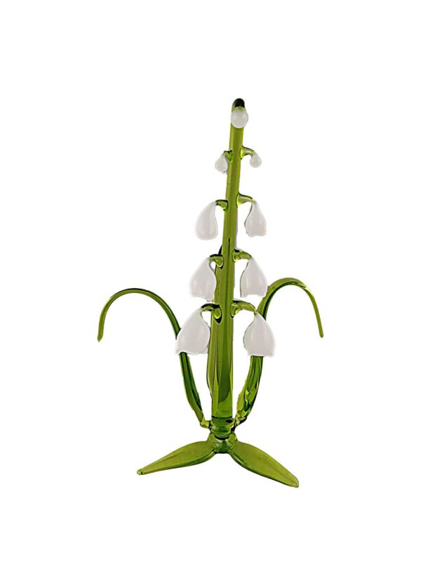 Glasblume Maiglöckchen  stehend