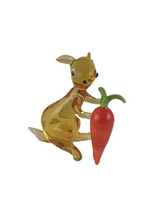 Hase mit Möhre groß