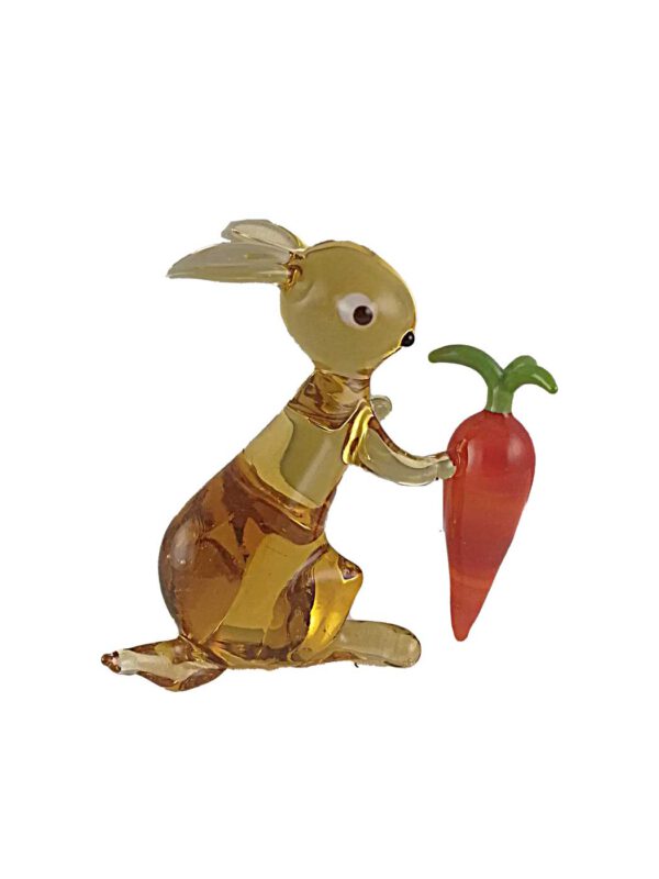 Hase mit Möhre groß