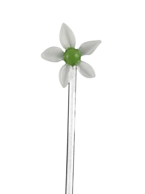 Fruchtspieß Blume weiß