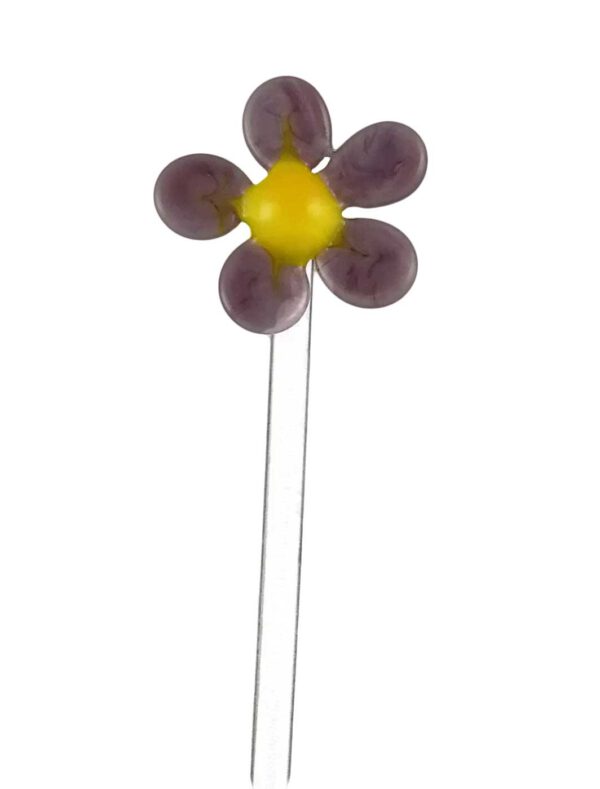 Fruchtspieß Blume lila