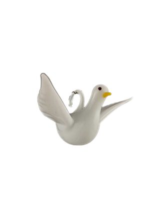 Glasfigur Taube fliegend