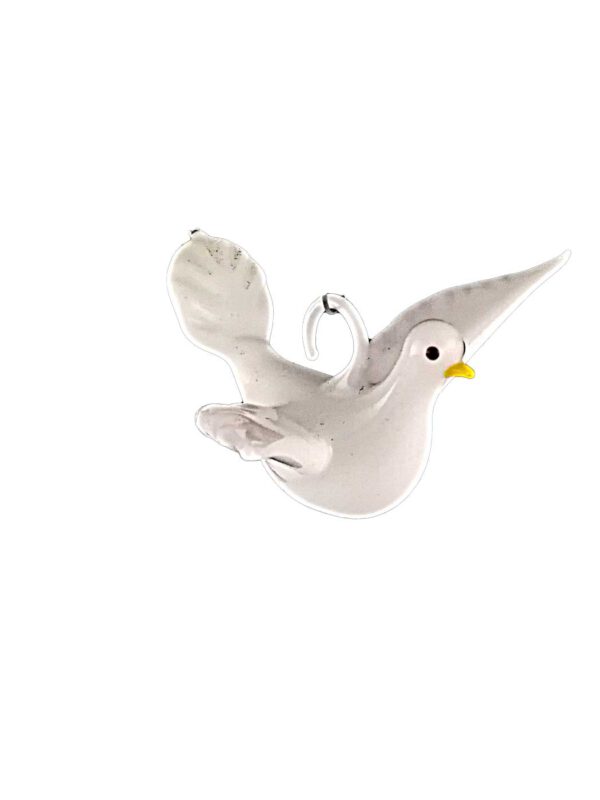 Glasfigur Taube fliegend