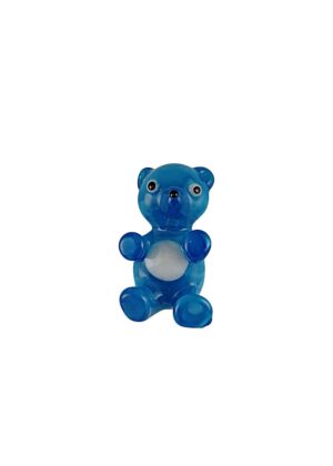 Teddybär blau mit Magnet