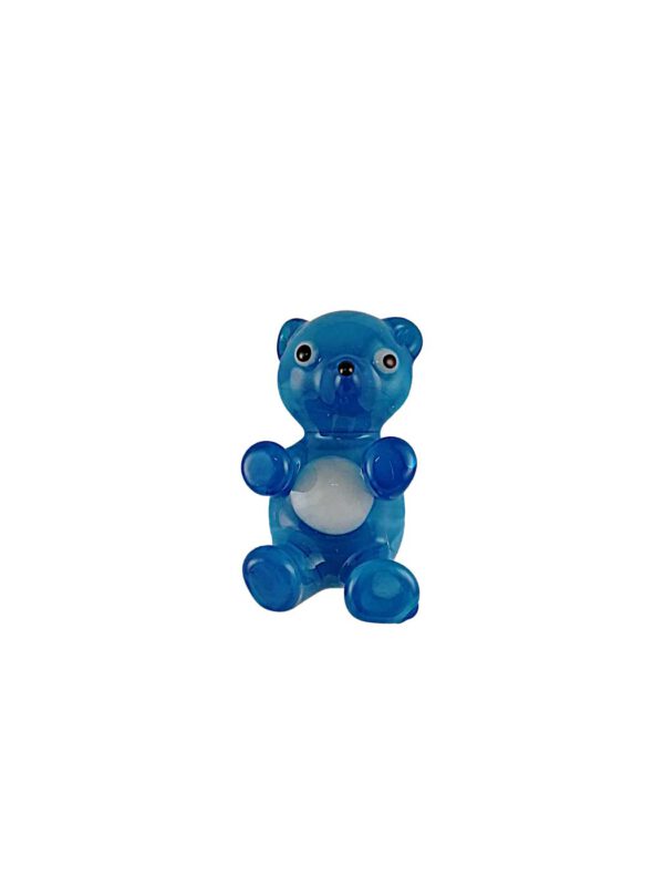 Teddybär blau mit Magnet