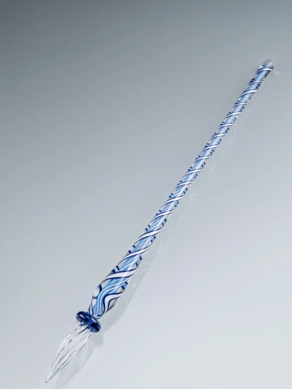 Glasschreiber blau weiß Fadenkern