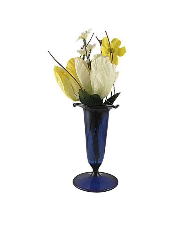 Vase blau länglich – Ansicht 2