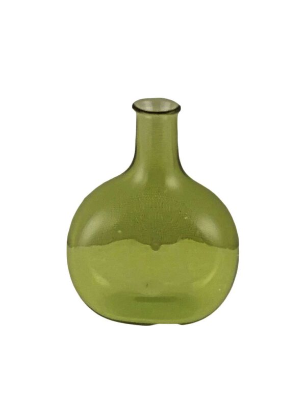 Glasminiatur Vase grün