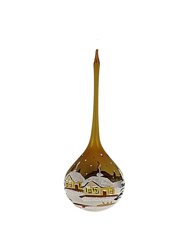 Tropfen gelb Winter