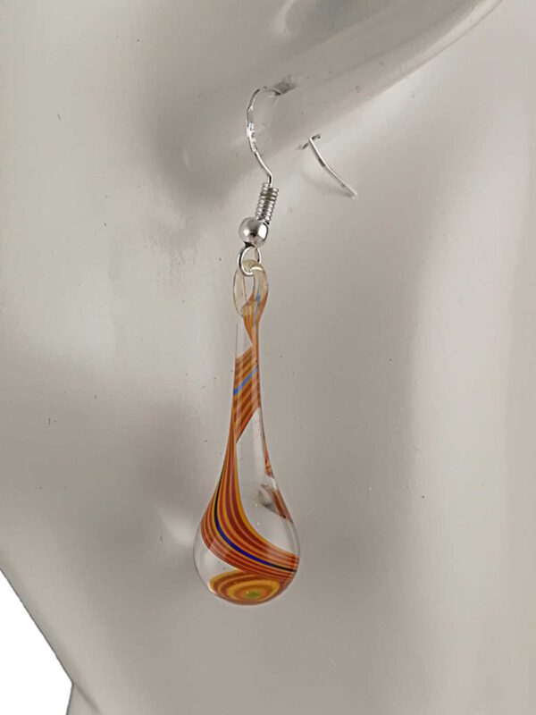 Ohrringe kristall orange