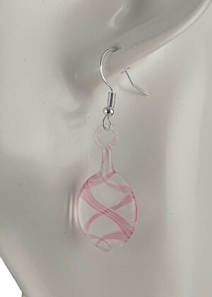 Ohrringe kristall rosa