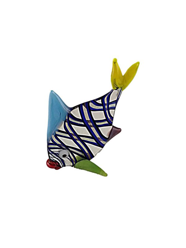 Glasfigur Fisch Fadenglas bunte Flossen – Ansicht 2