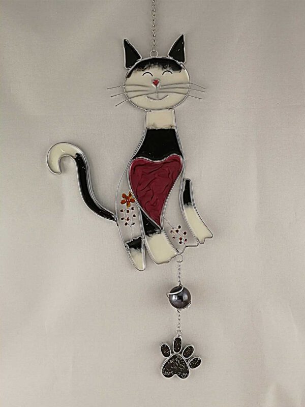 Fensterbild Katze groß