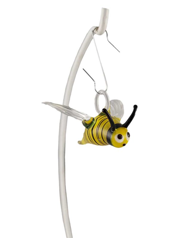 Glasfigur Biene fliegend