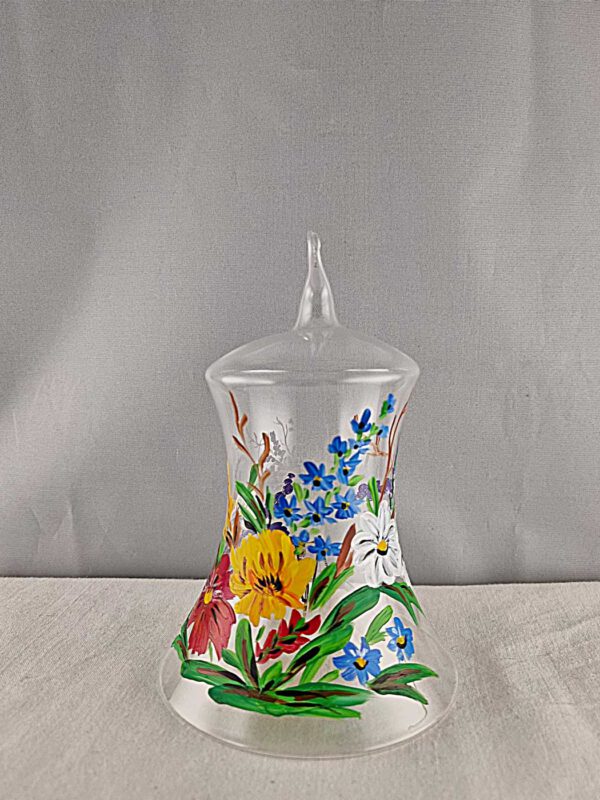 Glocke 10cm Blumen