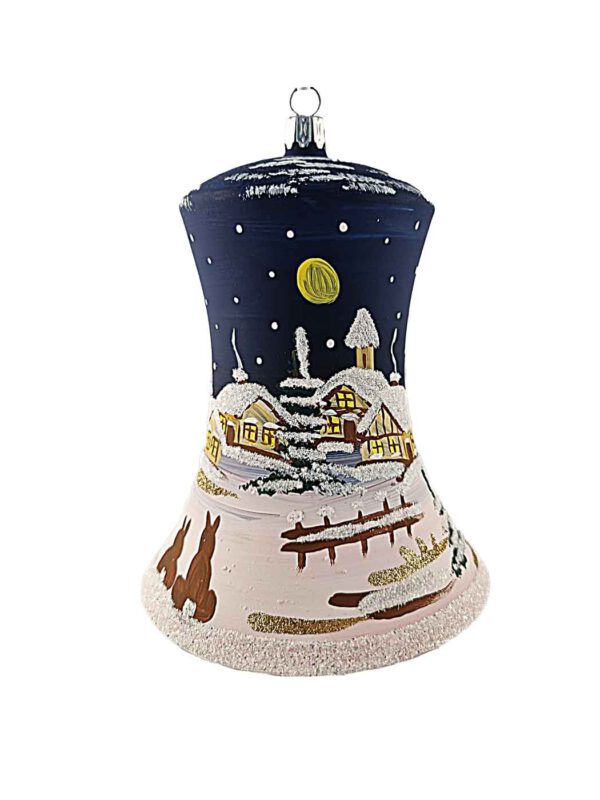 12cm Glocke blau