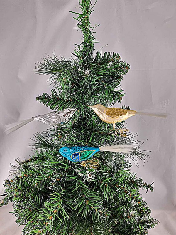 Vögel 3er Set Glasfaserschwanz – Farbvariante 3