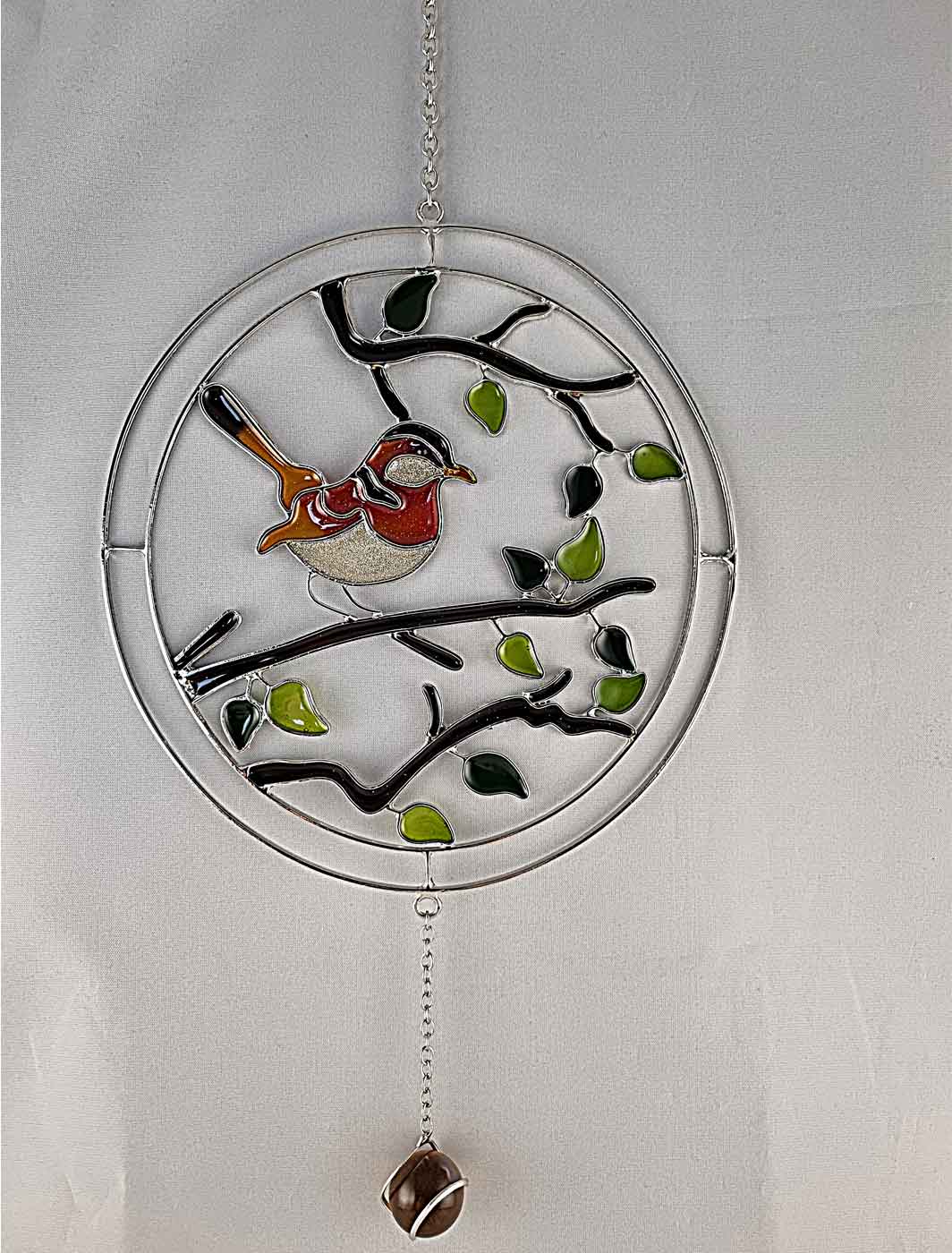 14-075-kreis-mit-vogel-braun Kreis mit Vogel braun