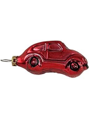 Glasförmchen Auto rot
