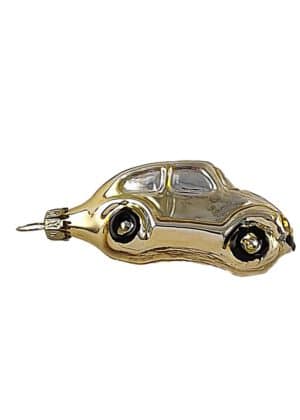 Glasförmchen Auto gold